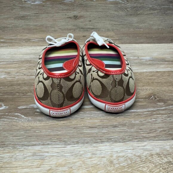 Coach Melisa Signature Logo Ballet Flats Women's Size 7 - Picture 3 of 6